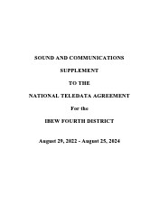 Sound & Communications Supplement 8-31-22 to 8-31-2024